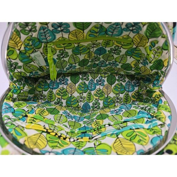 Vera Bradley Floral Quilted Handbag With Green/Blue Pattern & Dual Handles - Picture 7 of 7